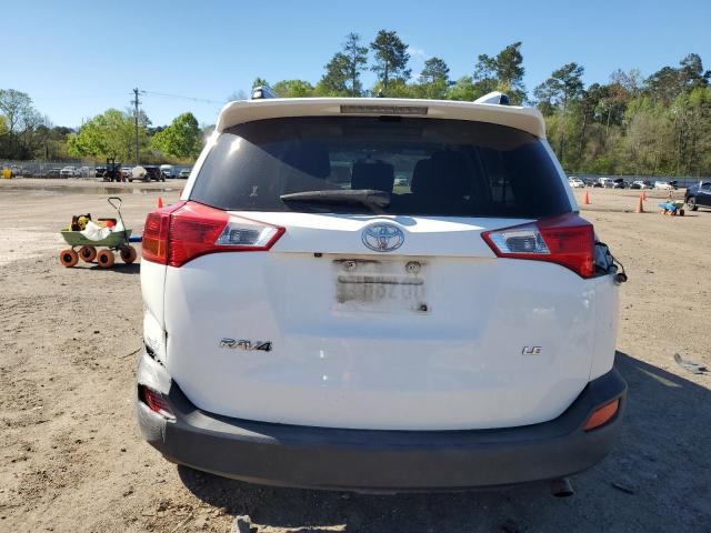 JTMZFREV0EJ006087 - 2014 TOYOTA RAV4 LE WHITE photo 6