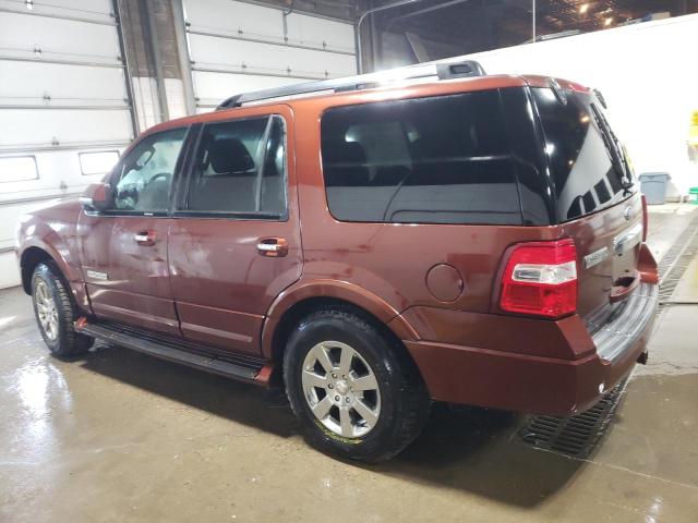 1FMFU20518LA55150 - 2008 FORD EXPEDITION LIMITED RED photo 2