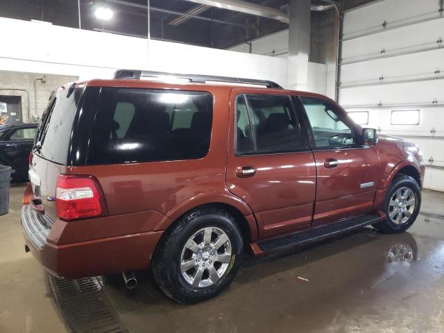 1FMFU20518LA55150 - 2008 FORD EXPEDITION LIMITED RED photo 3