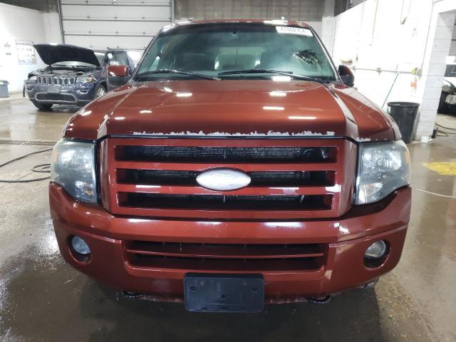 1FMFU20518LA55150 - 2008 FORD EXPEDITION LIMITED RED photo 5