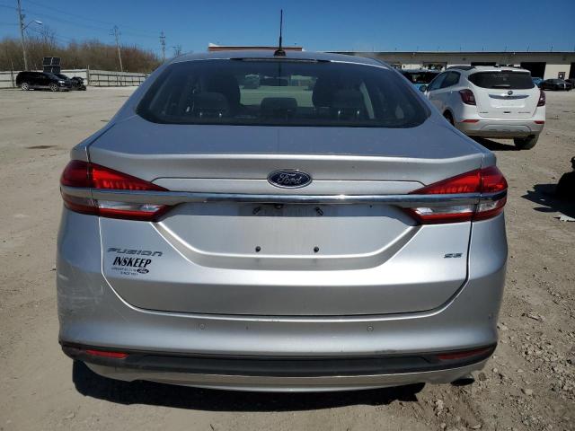 3FA6P0H71HR396349 - 2017 FORD FUSION SE SILVER photo 6