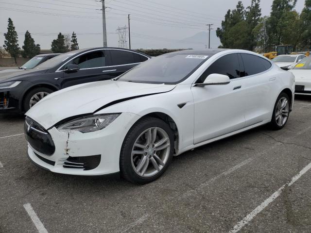5YJSA1DP8DFP16316 - 2013 TESLA MODEL S WHITE photo 1