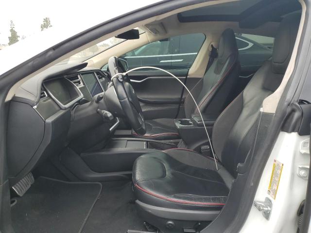 5YJSA1DP8DFP16316 - 2013 TESLA MODEL S WHITE photo 7