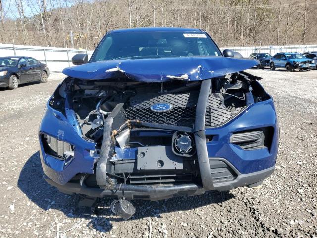 1FM5K8AB2MGA64421 - 2021 FORD EXPLORER POLICE INTERCEPTOR ლურჯი ფოტო 5