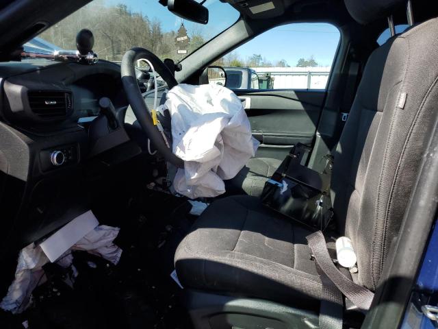 1FM5K8AB2MGA64421 - 2021 FORD EXPLORER POLICE INTERCEPTOR ლურჯი ფოტო 7