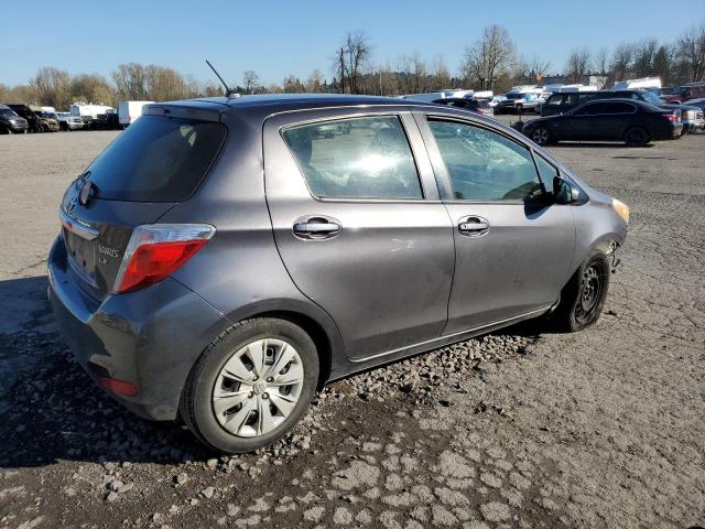 JTDKTUD32CD521231 - 2012 TOYOTA YARIS GRAY photo 3