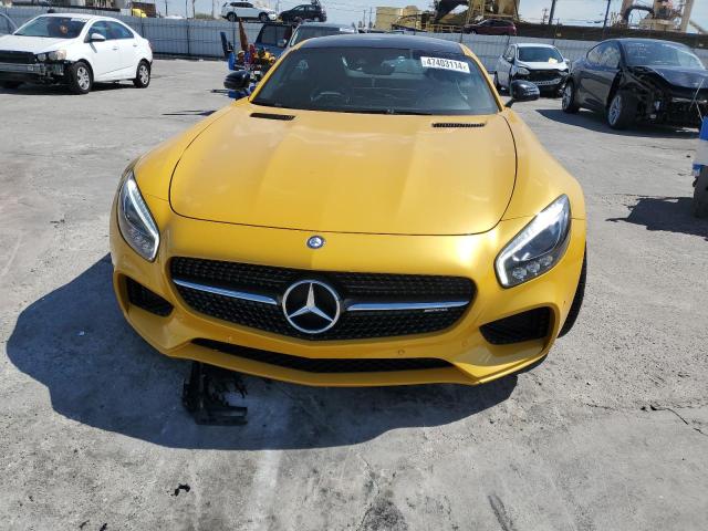 WDDYJ7JA9GA008687 - 2016 MERCEDES-BENZ AMG GT S YELLOW photo 5