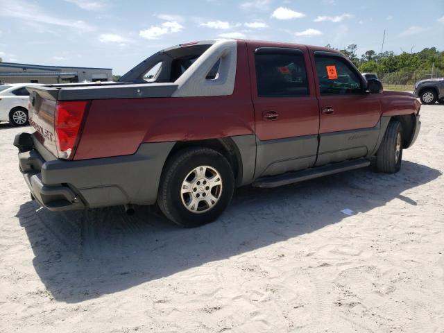 3GNEC13T42G192585 - 2002 CHEVROLET AVALANCHE C1500 MAROON photo 3