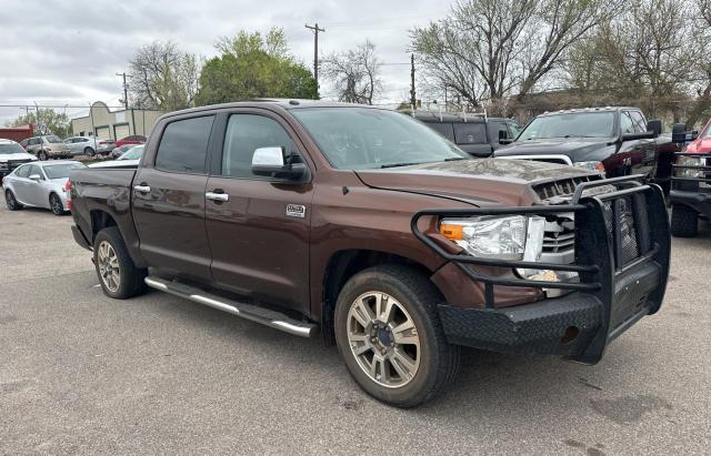 5TFAW5F10EX399149 - 2014 TOYOTA TUNDRA CREWMAX PLATINUM BROWN photo 1