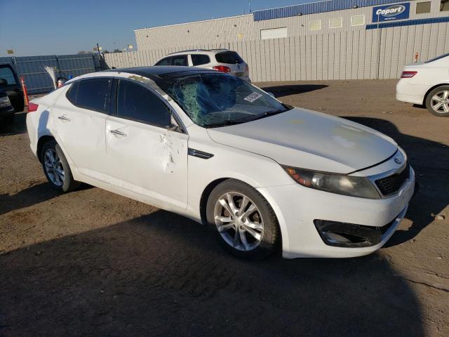 5XXGN4A74DG120214 - 2013 KIA OPTIMA EX WHITE photo 4