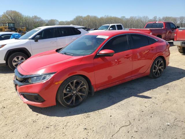 2HGFC2F82MH500237 - 2021 HONDA CIVIC SPORT RED photo 1