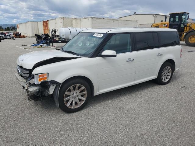 2FMDK52C99BA10825 - 2009 FORD FLEX SEL WHITE photo 1