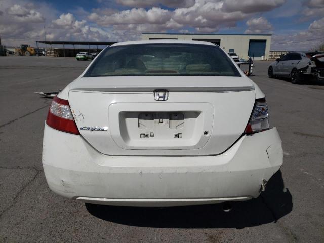 2HGFG12647H505267 - 2007 HONDA CIVIC LX WHITE photo 6