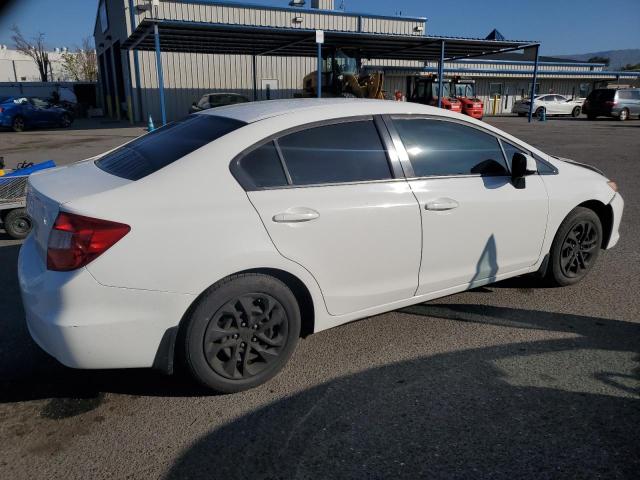 2HGFB2F58CH571255 - 2012 HONDA CIVIC LX WHITE photo 3