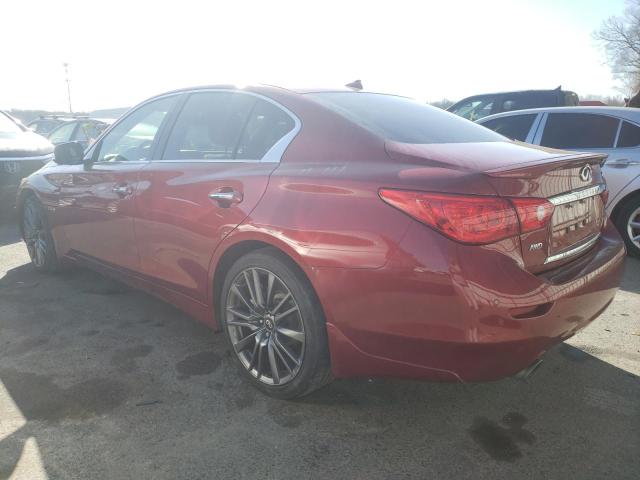 JN1FV7AR5GM451304 - 2016 INFINITI Q50 RED SPORT 400 RED photo 2