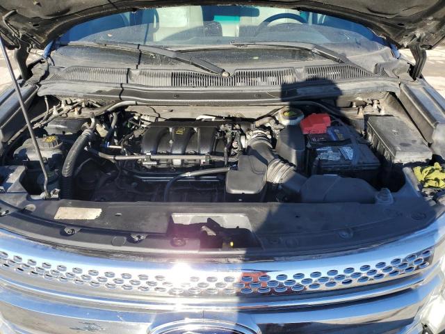 1FM5K7F80DGA93763 - 2013 FORD EXPLORER LIMITED BLACK photo 12