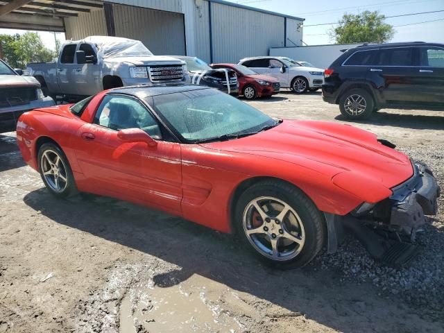 1G1YY22G3W5109591 - 1998 CHEVROLET CORVETTE RED photo 4