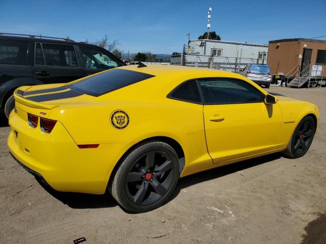 2G1FF1E35D9203231 - 2013 CHEVROLET CAMARO LT YELLOW photo 3