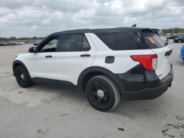 1FM5K8AB6NGB46377 - 2022 FORD EXPLORER POLICE INTERCEPTOR თეთრი ფოტო 2