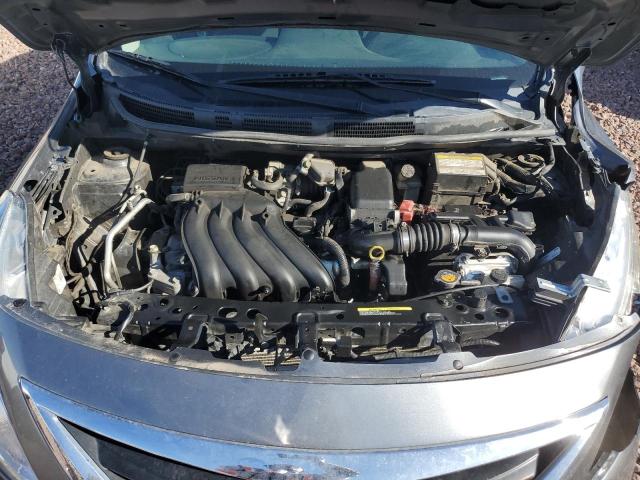 3N1CN7AP2KL814212 - 2019 NISSAN VERSA S GRAY photo 11