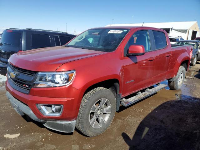 1GCGTCE35F1130370 - 2015 CHEVROLET COLORADO Z71 RED photo 1