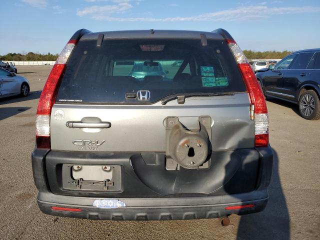 SHSRD78815U308701 - 2005 HONDA CR-V EX GRAY photo 6