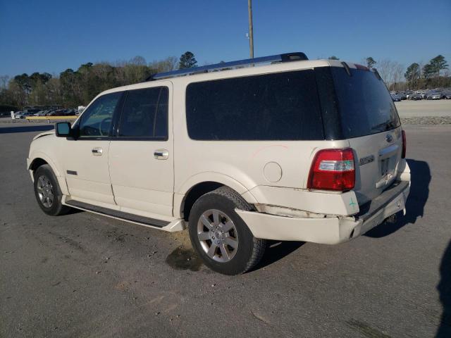 1FMFK19517LA11344 - 2007 FORD EXPEDITION EL LIMITED WHITE photo 2