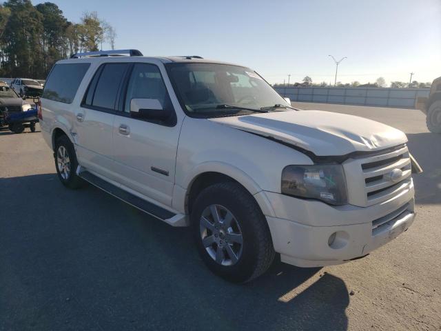 1FMFK19517LA11344 - 2007 FORD EXPEDITION EL LIMITED WHITE photo 4