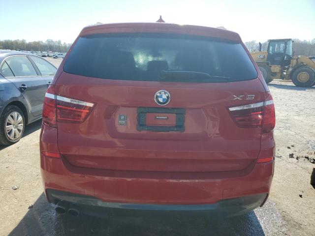 5UXWX7C53H0S18160 - 2017 BMW X3 XDRIVE35I RED photo 6