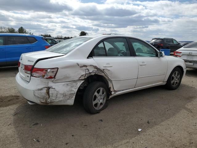 5NPEU46F96H106620 - 2006 HYUNDAI SONATA GLS WHITE photo 3