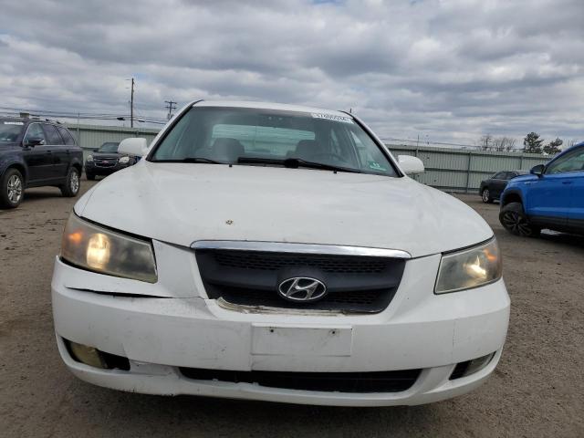 5NPEU46F96H106620 - 2006 HYUNDAI SONATA GLS WHITE photo 5