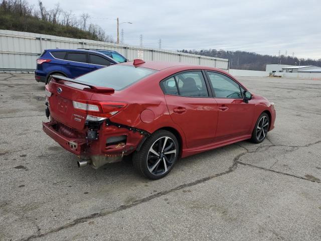 4S3GKAM6XL3602551 - 2020 SUBARU IMPREZA SPORT RED photo 3