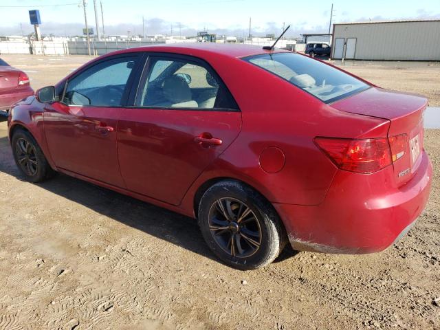 KNAFU4A24D5653538 - 2013 KIA FORTE EX RED photo 2