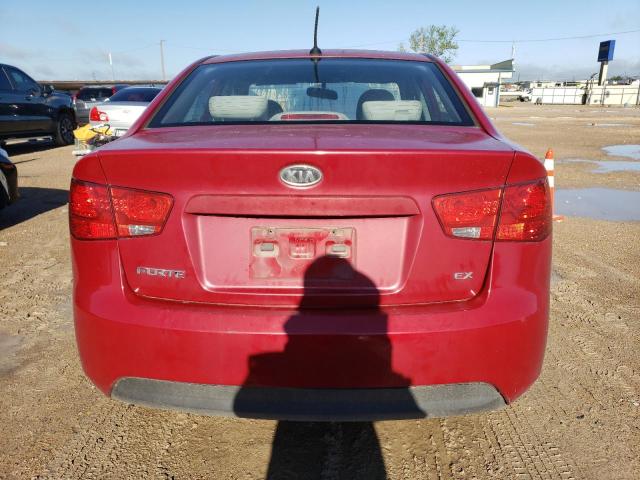 KNAFU4A24D5653538 - 2013 KIA FORTE EX RED photo 6