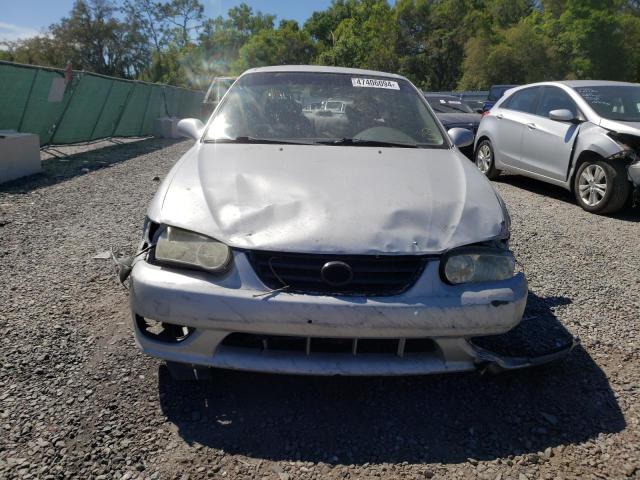 2T1BR12E91C494668 - 2001 TOYOTA COROLLA CE SILVER photo 5