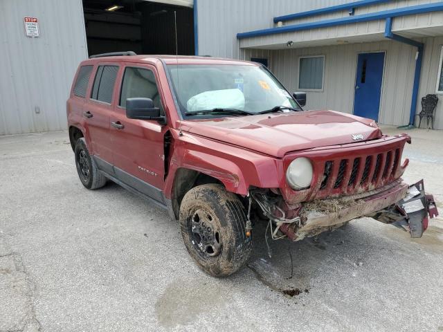 1C4NJPBA6DD222977 - 2013 JEEP PATRIOT SPORT MAROON photo 4