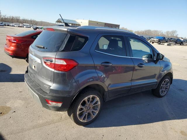 MAJ6S3KL5KC290692 - 2019 FORD ECOSPORT TITANIUM GRAY photo 3