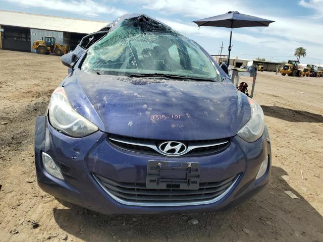 5NPDH4AE3DH431968 - 2013 HYUNDAI ELANTRA GLS BLUE photo 5