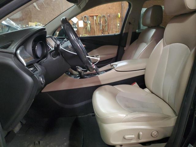 LRBFXCSA6HD122619 - 2017 BUICK ENVISION PREFERRED შავი ფოტო 7