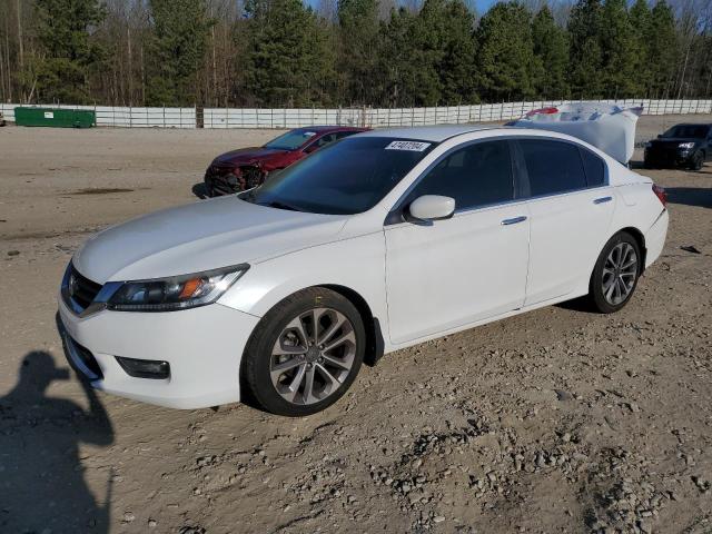 1HGCR2F55EA299165 - 2014 HONDA ACCORD SPORT WHITE photo 1