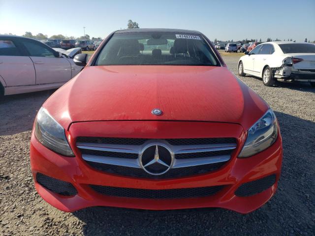 55SWF4KB7FU012329 - 2015 MERCEDES-BENZ C 300 4MATIC RED photo 5