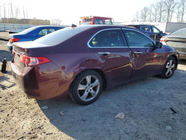 JH4CU2F64BC018736 - 2011 ACURA TSX MAROON photo 3