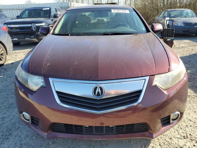 JH4CU2F64BC018736 - 2011 ACURA TSX MAROON photo 5