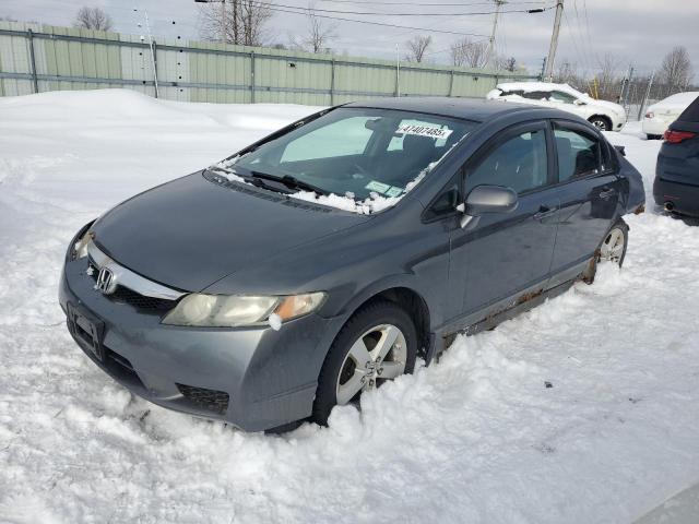 2HGFA16679H327417 - 2009 HONDA CIVIC LX-S BLACK photo 1