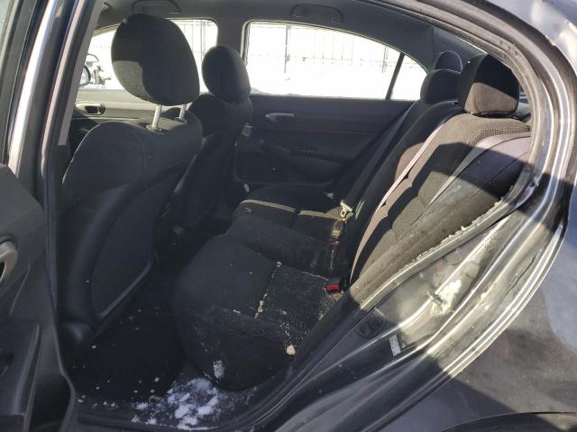 2HGFA16679H327417 - 2009 HONDA CIVIC LX-S BLACK photo 10