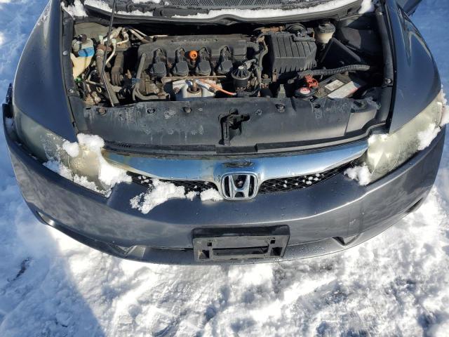 2HGFA16679H327417 - 2009 HONDA CIVIC LX-S BLACK photo 11