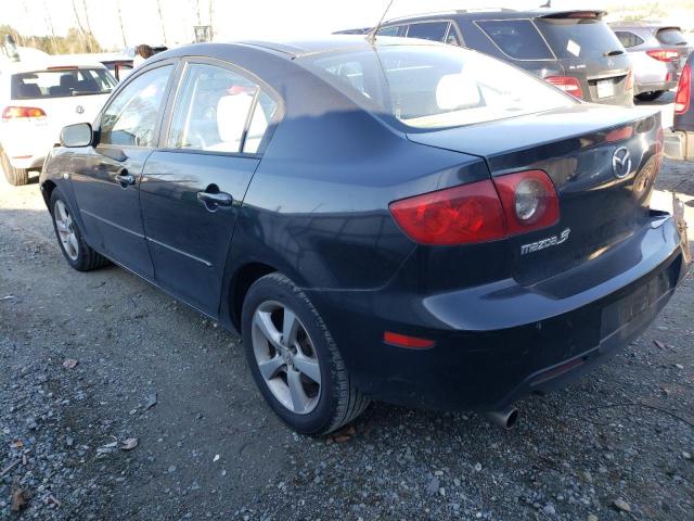 JM1BK12F641145327 - 2004 MAZDA 3 I BLACK photo 2