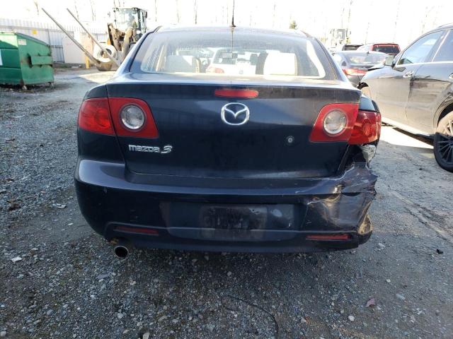 JM1BK12F641145327 - 2004 MAZDA 3 I BLACK photo 6