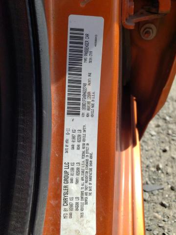 1B3BD1FGXBN622748 - 2011 DODGE AVENGER MAINSTREET ORANGE photo 12