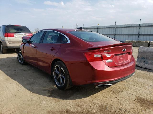 1G1ZG5ST9KF193541 - 2019 CHEVROLET MALIBU RS BURGUNDY photo 2